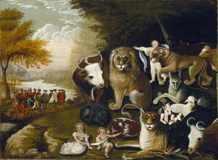 Edward Hicks The Peaceable Kingdom china oil painting image